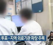 의협 총파업 투표…지역 의료기관 파장 주목