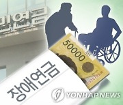 장애연금 평균액 고작 월 50만4천원…"생활유지 힘들어"