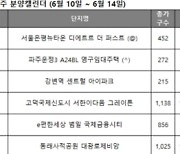 6월2주 전국서 5,800가구 공급…대단지가 55%