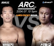 ARC 대회에 로드FC 챔피언 첫 등장…소방관 파이터와 메인 장식