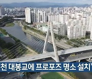 “신천 대봉교에 프로포즈 명소 설치”