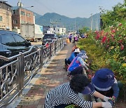 [밀양소식]상동면, 메리골드·베고니아 도로변 등에 심어