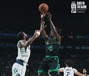 '할러데이 더블더블' 보스턴, 안방서 댈러스에 2연승...NBA 최초 18회 우승 가능성↑