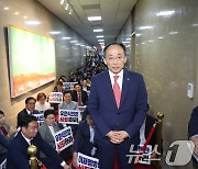 [속보] 추경호 "국힘 법사위-민주 운영위·과방위 제안…민주, 단칼 거부"