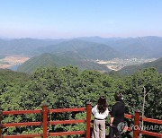 인제 도심과 내린천을 한눈에…박달고치 숲길 전망대 조성