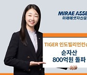 미래에셋, TIGER 인도빌리언컨슈머 순자산 800억 돌파