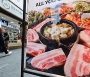 삼겹살 1인분 ‘2만원’ 시대 열렸다…5대 외식 물가 고공행진