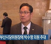 국민의힘 부산시당위원장에 박수영 의원 추대