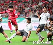 ‘점유율 72%’ 한국, 만리장성 세운 중국과 0-0 균형…전반 종료 [MK상암]