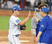 KBO 최초 1400SV 금자탑, 박진만 감독 “오승환이 오늘도 팀 승리 지켜줬다”