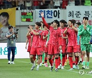 한국, 중국에 1-0으로 승리