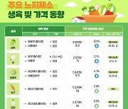 노지채소 생육 상황 양호하지만 무·당근·고추는 부진