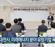 대전시, 미래에너지 분야 유망기업 육성