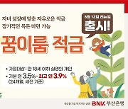 BNK부산은행, 자녀 성장 맞춤 최고 연 3.9% 적금 출시