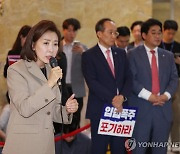 나경원 "'이재명 대통령직 상실' 허망한 기대…최종심도 비틀것"