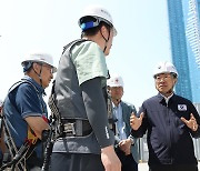 진현환 국토부 차관 "건설현장 위험요소 많아, 폭우 선제 대응"