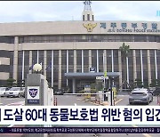 개 도살 60대 동물보호법 위반 혐의 입건