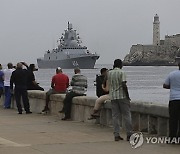 APTOPIX Cuba Russia Warships Caribbean