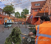 APTOPIX Euro 2024 Soccer Netherlands Orange Street