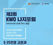 6‧25전쟁 교훈·안보정책 방향 모색…21일 제3회 KWO 나지포럼