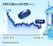 글로벌 금리인하행렬에 은행채 금리 ‘최저’