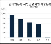 인터넷은행 서민금융 지원 시중은행의 13.5%