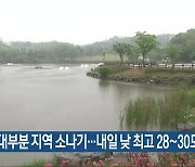 충북 대부분 지역 소나기…내일 낮 최고 28~30도