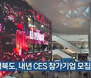 충청북도, 내년 CES 참가기업 모집