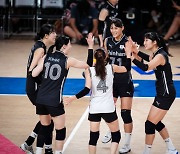 '잘 싸웠다' 한국 여자배구, '2승-승점 6' 15위로 VNL 마감