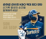 NC 다이노스, 손아섭 KBO리그 최다안타 신기록 달성시 푸짐한 이벤트 준비