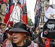 BELGIUM ANTI FASCIST PROTEST