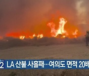 LA 산불 사흘째…여의도 면적 20배 태워