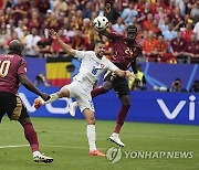 Euro 2024 Soccer Belgium Slovakia