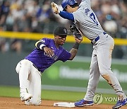 Dodgers Rockies Baseball