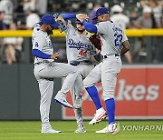 Dodgers Rockies Baseball