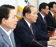 전국위 발언하는 황우여 비대위원장