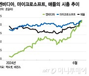 엔비디아, 전세계 시총 1위 등극…AI 칩으로 MS-애플 앞섰다(종합)