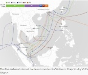 베트남 해저케이블 5개 중 3개서 장애 발생…인터넷 이용 차질