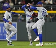 Dodgers Rockies Baseball