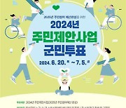 대구 달성군, 2024년 주민제안사업 군민투표 실시