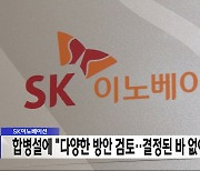 SK이노베이션, 합병설에 "다양한 방안 검토‥결정된 바 없어"