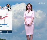 [날씨] 충북 내일까지 더워요…주말 사이 비