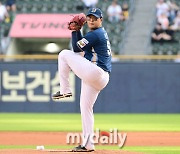 [MD포토] 신민혁 '승리해야죠'