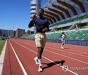 US Track Trials Athletics Deaf Sprinter