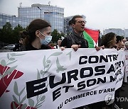 France Israel Palestinians Protest