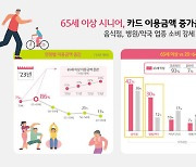 소비시장 큰 손 떠오른 '시니어'…카드이용액 증가율 최고