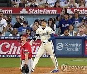 Angels Dodgers Baseball