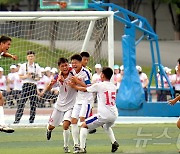 북한 만경대혁명대학원서 진행된 '혁명학원 체육경기 2024'