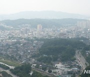 습도 높아진 전주 도심