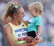 [포토]엄마가 5000m 우승 파리 올림픽 우리 가자